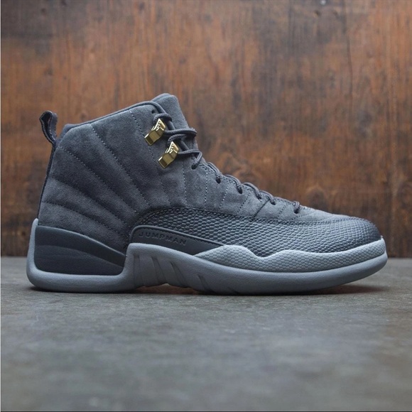 Jordan XII Retro Dark Grey Wolf Suede Size 12